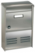 1,0 PZ Di CASSETTA POSTALE ALUBOX DR2E RIVISTA 26X12X37,5 IN