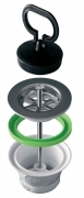1,0 PZ Di PILETTA PER LAVELLO INOX D 70 MM  1.1/2**