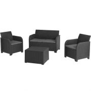 1,0 PZ Di ALLIBERT/KETER SALOTTO ROSALIE GRAPHITE