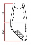 4,0 PZ Di GUARNIZIONE PER BOX DOCCIA 2 M MOD.412 SNS+NSN