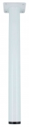 4,0 PZ Di PIEDE PER TAVOLO ACCIAIO D. 30 X H 800 MM BIANCO