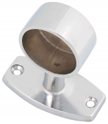 10,0 PZ Di FINALE CORRIMANO OTTONE TUBO CROM D 25 MM**