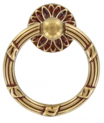 25,0 PZ Di MANIGLIA OTTONE 09236 D 42X49 MM PATINE*