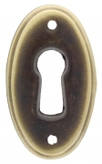 50,0 PZ Di BOCCHETTA OTTONE 30625 22X37 MM BRON SFUM*