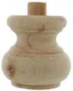 8,0 PZ Di PIEDE IN LEGNO ONTANO 53008 80X75 MM