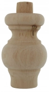 8,0 PZ Di PIEDE IN LEGNO ONTANO 53009 64X 95 MM