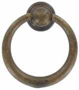 50,0 PZ Di MANIGLIA OTTONE 09202 D 40X46 MM ANTICATO**