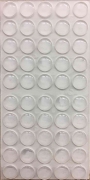 1000,0 PZ Di PARACOLPO GOCCIA ADESIVO 10X3 MM TRASPARENTE*
