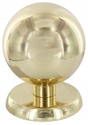 2,0 PZ Di POMOLO OTTONE SFERICO D 70 MM LUCIDO