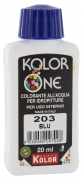12,0 PZ Di COLORANTE KOLOR ONE ML.20 N.203 BLU