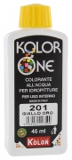 12,0 PZ Di COLORANTE KOLOR ONE ML.45 N.201 GIALLO ORO