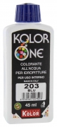12,0 PZ Di COLORANTE KOLOR ONE ML.45 N.203 BLU