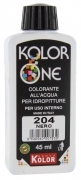 12,0 PZ Di COLORANTE KOLOR ONE ML.45 N.204 NERO
