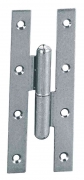 12,0 PZ Di CERNIERA PAUMELLES 105 FERRO 55X140 MM DX