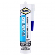 24,0 PZ Di BOSTIK SIL-SANITARI RESISTENTE MUFFA 280 ML BIANCO