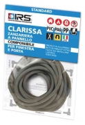 1,0 PZ Di ZANZARIERA IRS CLARISSA BL TONDINO DA 5 M