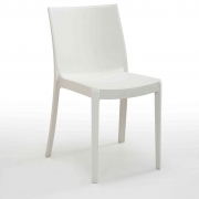 1,0 PZ Di SEDIA POLPROPILENE PERLA BIANCO