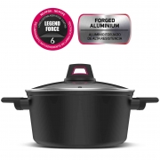 1,0 PZ Di PENTOLA TAURUS KCK4028 D 28 CM CON COPERCHIO