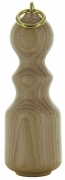 1,0 PZ Di FIOCCO PER TENDE IN LEGNO NATURALE*