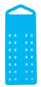 250,0 PZ Di PLACCHETTA SELF SERVICE 145X55 MM AZZURRO