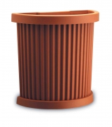 1,0 PZ Di VASO IN PLASTICA EGEO 50X26XH48 CM