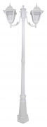1,0 PZ Di LAMPIONE NEW YORK H 200 CM 2 LUCI BIANCO