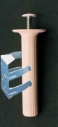 4,0 BL Di BL PIEDINO ABS D 28X120 MM CON GANCI 4 PZ