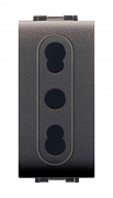 12,0 PZ Di LIFE ART.4045 PRESA BIVALENTE NERO