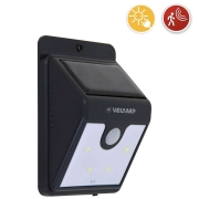1,0 PZ Di APPLIQUE LED A CARICA SOLARE C-SENSORE SL210