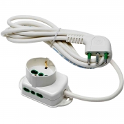 1,0 PZ Di FME ART.42.107 MULTIPRESA 2P BIP+1BIP/SCHUKO TRIAX