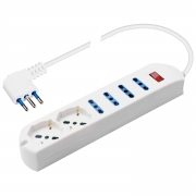 1,0 PZ Di POLYPOOL PP2531 MULT. 6 PRESE 2 PRESE SCH+4 BIPASS