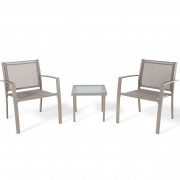 1,0 PZ Di SALOTTO HAVANA 3 PZ  ACCIAIO MARRONE