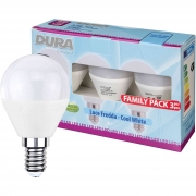 10,0 PZ Di LED SET 3 SFERA W5,5E14 LUMEN490-6500K FREDDA