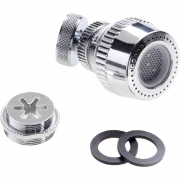 1,0 PZ Di ROMPIGETTO CON DOCCETTA SNODO OTTONE 9470/CRBL