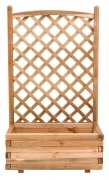 1,0 PZ Di FIORIERA PINO IMPREGNATO C/GRIGLIATO 40X80X180 CM