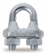 6,0 BL Di BL MORSETTO PER FUNE ACCIAIO D 12 MM ROBUR  2 PZ