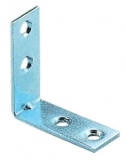 6,0 BL Di BL LASTRINA A 4 FORI ANGOLO  30X 30 MM 5 PZ*