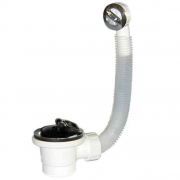 1,0 PZ Di PILETTA PER LAVELLO RESINA CON TAPPO D 70 MM 11/2