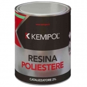 6,0 PZ Di RESINA POLIESTERE CON CATALIZZATORE 750 ML