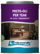 6,0 PZ Di RIOVERDE VB 3310 OLIO PER TEAK 0,750 L TRASPARENTE