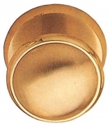 6,0 BL Di BL POMOLO OTTONE D 70 MM LUCIDO