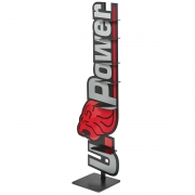 1,0 PZ Di U-POWER ESPOSITORE A PAVIMENTO 6 POSTI 45X35X160