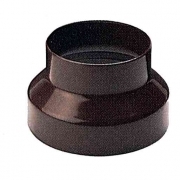 1,0 PZ Di RIDUZIONE PER TUBO DI STUFA D 12/10 CM MARRONE