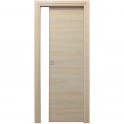 1,0 PZ Di PORTA MICROTEC 210X70 SCORREV. ROVERE SBIANCATO