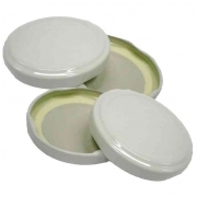 1,0 CF Di CAPSULA PER BARATTOLO D 63 MM 100 PZ BIANCO