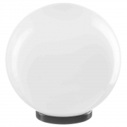 2,0 PZ Di GLOBO OPALE BIANCO D 25 CM CON BASE E27