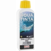 10,0 PZ Di AQUATINTA PER INTERNI ML.40 302 GIALLO BRILL.