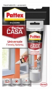12,0 PZ Di PATTEX SILICONE TRASPARENTE  50 ML