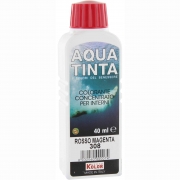 10,0 PZ Di AQUATINTA PER INTERNI ML.40 308 ROSSO MAGENTA