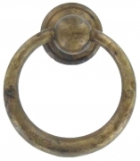 6,0 BL Di BL MANIGLIA 09202 D 33X39 MM OTTONE ANTICATO